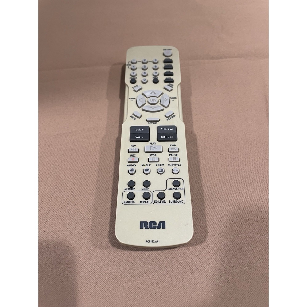 RCA RCR192 AA1 Remote Control Home Theater DVD Receiver - Untested